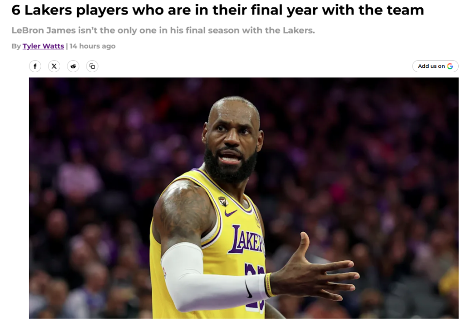 北京pk10计划-除詹姆斯之外，谁还处于湖人最后一季？美媒晒6人名单：艾顿第二